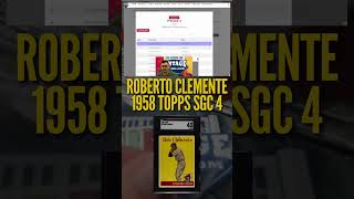 We gave away a 1958 Topps Roberto Clemente SGC 4 Big Event Weekend [upl. by Elnore]