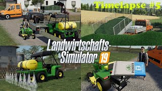 Mini  GARTENARBEIT mit The CamPeR in UNTERGRIESBACH 😂🌿🚜💨  LS19  Timelapse 5 Lohnunternehmen [upl. by Adahs601]