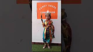 Fancy dress competition  Freedom fighter  velu nachiyar Republic day [upl. by Manville]