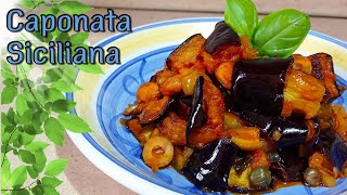 Caponata Siciliana Ricetta Originale [upl. by Oznarol]