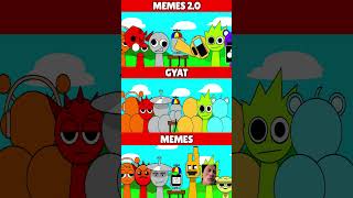 Incredibox Sprunki Memes 20 VS Gyat VS Memes MIX VERSION [upl. by Arrec]