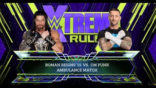 Roman Reigns vs CM Punk – Extreme Rules Ambulance Match  WWE Full Match [upl. by Lorak]