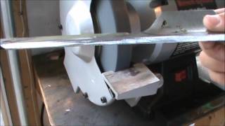 how to sharpen a lawnmower blade [upl. by Delacourt]