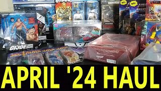 PICKUPS HAUL APRIL 24 GI JOE MOTU MASK RAMEN SILVERHAWKS SUPER7 SECTAURS DUNGEONS DRAGONS [upl. by Mears]