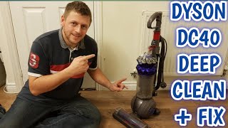 Dyson dc40 dc50 no suction full deep cleaning filters bin and more how to clean a Dyson [upl. by Eachelle]