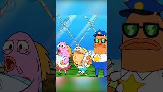 The cave sponge wreaks havoc in Bikini Bottom but SpongeBob is framed for itspongebobshorts [upl. by Xylina932]