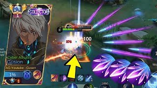 Gusion Best 1 Hit Burst Build In RankGameMust Watch🤔  Gusion Best Build 2024  MLBB [upl. by Hplar]