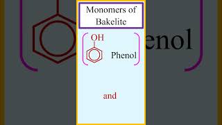 Monomer units of the polymer bakelite chemistry [upl. by Ajiat]