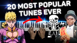 20 MOST POPULAR TUNES EVER [upl. by Tamara980]