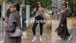 AUTUMN HAUL  HampM MANGO SÉZANE ARKET DIOR LOOKBOOK [upl. by Freyah]