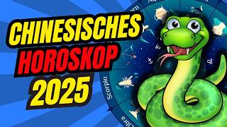 Chinesisches Jahreshoroskop für 2025 nach Geburtsjahr [upl. by Kendra916]