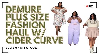 A Very Demure Very Mindful Plus Size Fashion Haul with Cider Curve  Try On Haul  Size 3X4X [upl. by Berey]