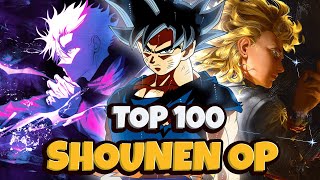 My Top 100 Shounen Anime Openings of All Time [upl. by Aernda]