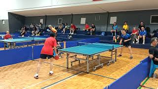 2024 south pennants table tennis div 1 Ai Qin Zhang vs Hien Tran set 4 [upl. by Pirzada]