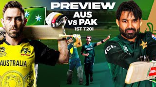 Pakistan vs Australia First T20I Preview  Brisbane GABBA  Shaheen Afridi and Babar Azam No 1 [upl. by Relluf]