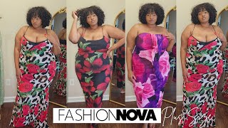 Fashion Nova Curve Summer Date Night Try On Haul  Victoria Lashay [upl. by Kela712]