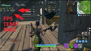 Fortnite on Predator Helios 300  FPSTEMPMHZ on all settings [upl. by Rosie]