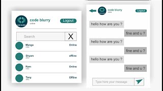 Real time chat application in php and MySQL  phpproject  login form  code blurry [upl. by Niwhsa30]