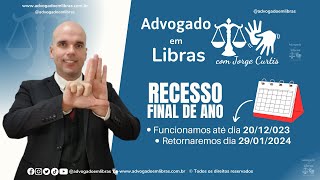 Férias da Justiça Recesso Forense [upl. by Nickolas]