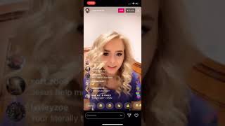 zoe laverne going off on instagram live [upl. by Neyuq681]