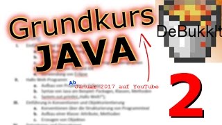 JAVA Grundkurs 2  Erstes Programm Tutorial [upl. by Yenruoc]