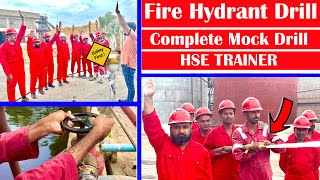 Fire Hydrant Drill  HSE TRAINER [upl. by Alisun]