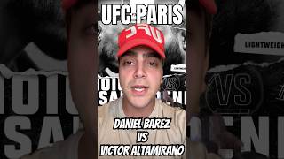 UFC Paris  Daniel Barez vs Victor Altamirano [upl. by Yzus]