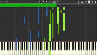 Chopin  Waltz Op 70 No 3 in D flat major Synthesia Tutorial [upl. by Emylee]