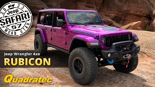 Jeep Wrangler Magenta Rubicon 4xe Concept  57th Easter Jeep Safari 2023 [upl. by Inalial]