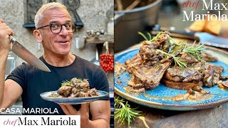 CONIGLIO ALLA LIGURE in Bianco con Olive Taggiasche  Ricetta Tradizionale di Chef Max Mariola [upl. by Ikoek]