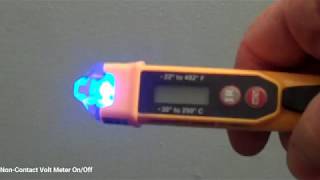 Klein NCVT 4IR Non Contact Voltage Tester and IR Thermometer [upl. by Kennith48]