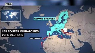 Journée internationale des migrants  quelles sont les routes migratoires vers lEurope [upl. by Enegue]