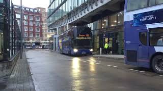 50291 M11 bound for Glasgow departing manchester shudehill interchange [upl. by Lichtenfeld]