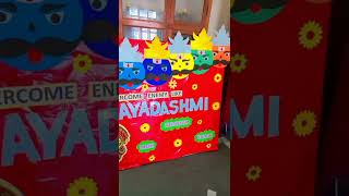 Dussehra Celebration Board ideas school hindufestival schoolcraft decorations [upl. by Rodl286]