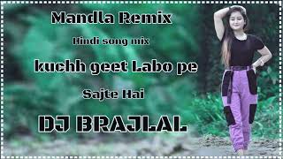 Hindi Song mixkuchh geet labo pe sajte hai Remix by Dj Brajlal Balaghat Mandla Remix [upl. by Adnauqal]