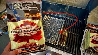 Honest Review of The Flavr Q Grid Charcoal Gas Grill Insert  Wood Charcoal Flavor on a Gas Grill [upl. by Gerek]