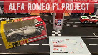 Customizing a Policar Monoposto F1 Slot Car [upl. by Einahets]