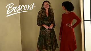 Boscovs Fall Fashion Dresses [upl. by Assek224]