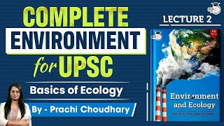 Environment and Ecology Series  Lecture 2 Basics of Ecology  UPSC CSE GS 3 Preparation  StudyIQ [upl. by Loar]