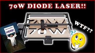 NEW 70W Diode Laser Cutter  Engravers [upl. by Nwavahs]