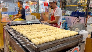 Thailands grilled banana master  Thai street food [upl. by Hgielyk]