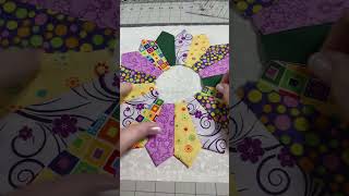 Making a Dresden Quilt Block quilting sewing [upl. by Lallage]