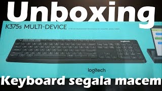 Unboxing Logitech K375s  Bahasa Indonesia [upl. by Leede]