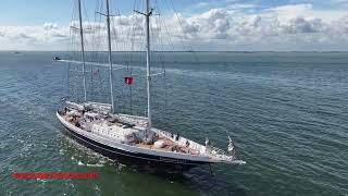 Eendracht on the Western Scheldt near Vlissingen [upl. by Melamie]