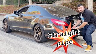 Straight Pipe CLS63 AMG [upl. by Benzel188]