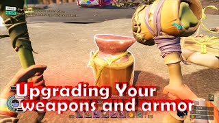 Grounded Upgrade your weapon and Armor  Sturdy Quartzite Shard location  Craft Smithing Station [upl. by Sapphire]