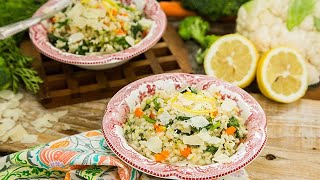 Farmers Market Vegetable Lemon Risotto  Home amp Family [upl. by Nielson635]