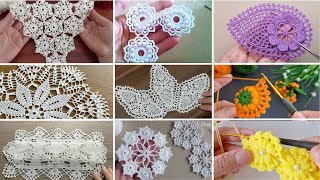 EASY and BEAUTIFUL Border Lace Crochet Patterns for every thing lacesample viral trending beauty [upl. by Adnilim]