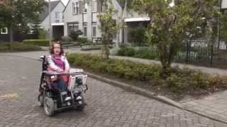 Sterre drives her Adremo wheelchair [upl. by Ami]