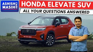 Honda Elevate  ALL your questions answered [upl. by Adnohryt]